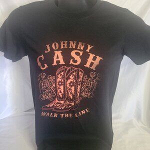 Johnny Cash Walk the Line Youth T-Shirt (Size M)